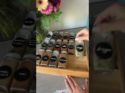 Spice Restock Shuffle 🌿📦 #asmr #refill #restock #organization