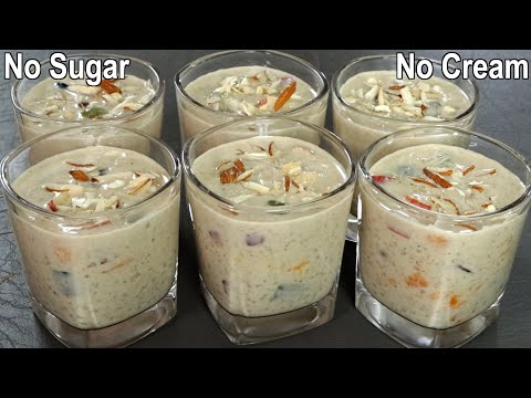 Easy Sago dessert without Sugar | Fruit Dessert Recipe | Summer Fruit Drinks