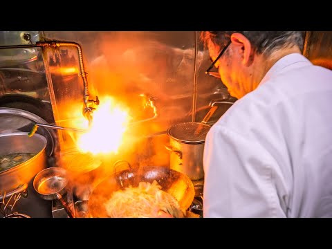 Amazing 75-year-old Chinese chef, a popular Chinese restaurant loved by the locals! in Tokyo, Japan!