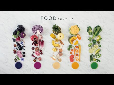 FOOD TEXTILE×ふくふくガーゼ　－地球の色を楽しもう－