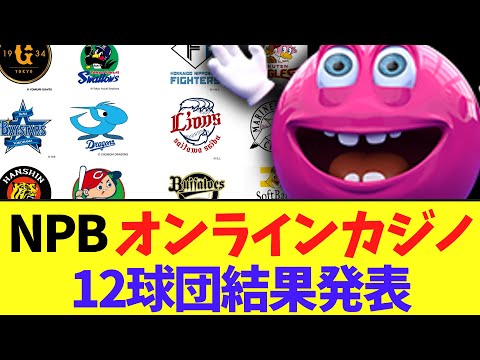 NPB オンラインカジノ、12球団の調査結果発表される．．