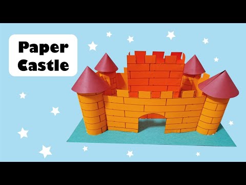 EASY PAPER CASTLE | How to make Paper Castle | Craft Stack