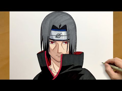 How to Draw Itachi Uchiha Step by Step || Anime Art Showcase || Naruto Drawing