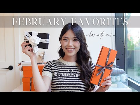 FEBRUARY FAVORITES | Unbox with me Chanel, Celine, Hermes, Miu Miu with prices!