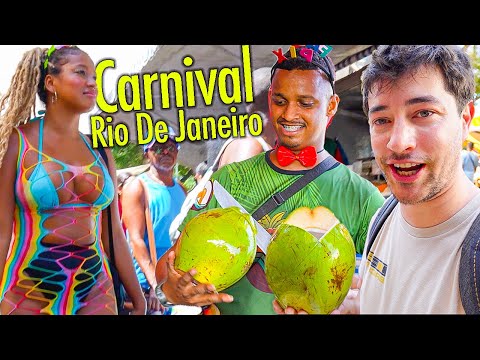 Brazil's Street Food MARKET MADNESS 🇧🇷 Carnival Rio De Janeiro Food Tour with @rio4fun