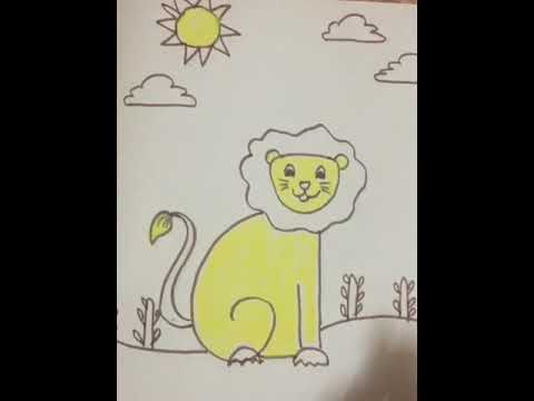 |How to draw a lion| #howtodrawlion #liondrawing #easyliondrawing #stepbystepdrawingoflion