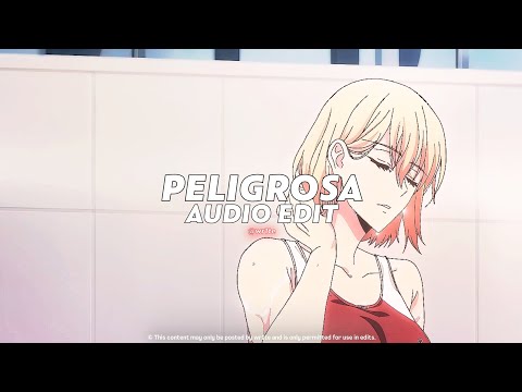 peligrosa (tiktok version/slowed) || floyymenor [ edit audio ]