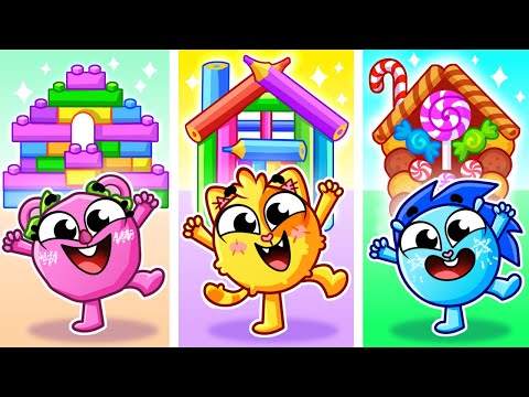 Little Toys, Big Party! 🎀🎶 Dollhouse Fun! Funny Kids Songs 🐱🐨🐰🦁 And Nursery Rhymes by Baby Zoo