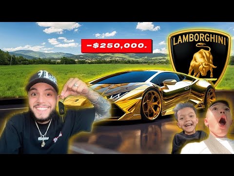 I Picked Up My Boys from School in a LAMBORGHINI!!