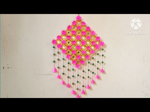 How to make wall hanging/ Diwali decoration ideas at home/ easy wall hanging/ unique wall hanging