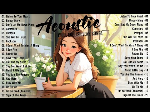 Best Acoustic Songs 2025 🌈 Chill English Acoustic Love Songs 2025 Cover 🌈 Chill Music 2025