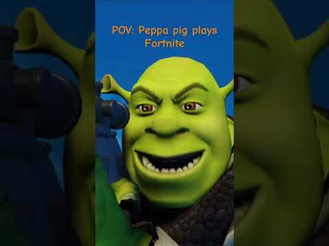 Peppa pig plays Fortnite credits to owner