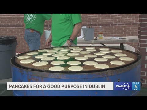 Dublin community gathers to give back at charity pancake breakfast fundraiser