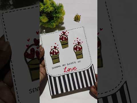 DIY - Valentine's Day Card #valentinesday  #diycardmaking #lovecard #handmadecards #diy