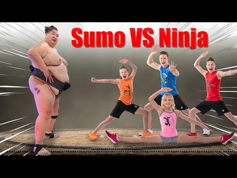 Ninjas VS Sumo! The Complete Challenge!