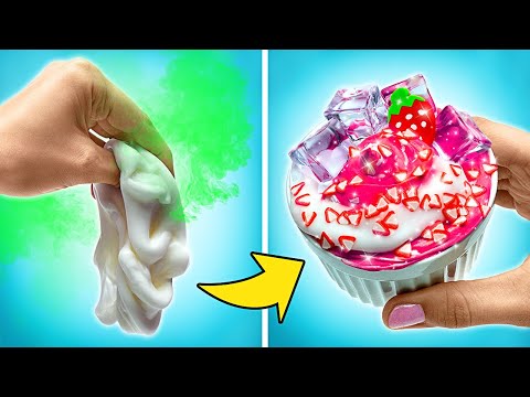 Ultimate DIY! 🤩 FIDGET TOYS, 🧜‍♀️Mermaid&Unicorn🦄, SLIME Crafts By Imagine PlyWorld