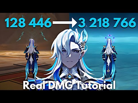 C0 NEUVILLETTE Real DMG Tutorial! Increase His DMG Genshin Impact