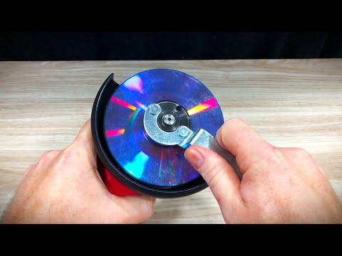 I USED AN OLD CD TO CUT AND SAND. BE CAREFUL, DON'T DO THIS AT HOME