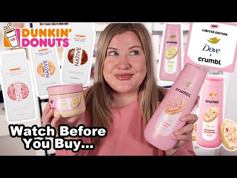 I Tried The Viral New Body Care! 🧁🧴 Dove x Crumbl + Native x Dunkin