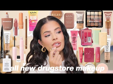 I'm Trying ALL the NEW  VIRAL DRUGSTORE Makeup (makeup dupes)