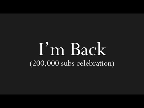 Announcement (200,000 subscribers)