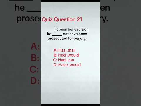 Quiz Question 21 #englishgrammar #englishquizchannel #grammarbasic