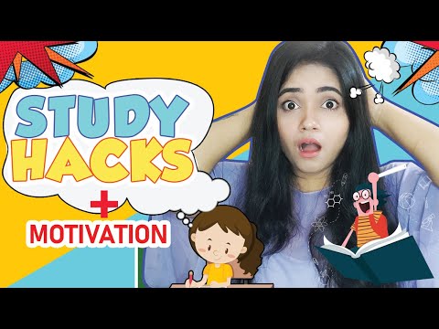 STUDY HACKS Every STUDENT Must Know | How to focus | HOW TO STUDY LONG HOUR | The Glam Hack