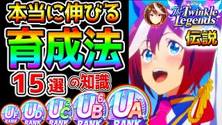 【ウマ娘】UB/UCが作れない人にも!『本当に伸びる育成法まとめ！』15選の知識･立ち回り！絶対伸びるコツ！高ランク育成法 サポカ編成因子周回【ウマ娘プリティーダービー新シナリオ伝説育成法引換券虹結晶