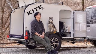 Only $5,400💲Luxury Camping with Dog in Mini Cargo Trailer