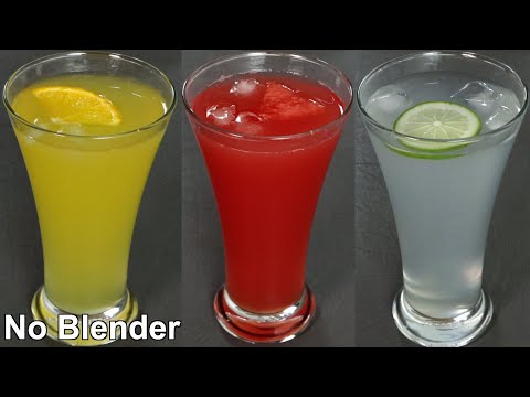 3 Cheap and Easy Summer Drinks Recipe | How to make Homemade Summer drinks