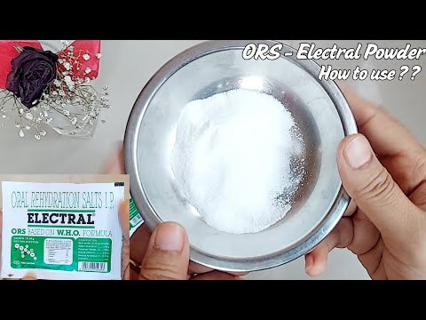 ORS Electral Powder Review & Demo | How to use ORS Electral Powder | Electral Oral Rehydration