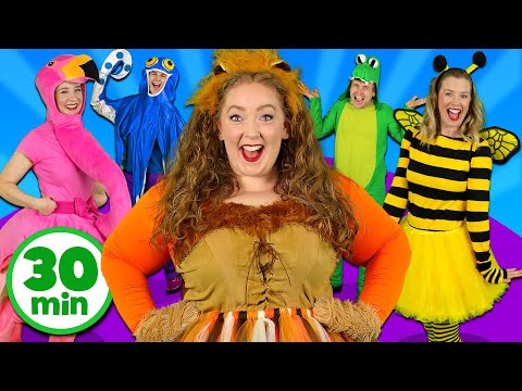 Sing & Dance with the Animals – 10 Fun Songs for Kids! 🐵🐘🐨