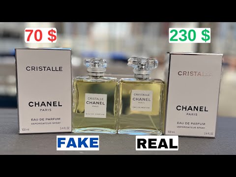 Fake vs Real Chanel Cristalle Perfume