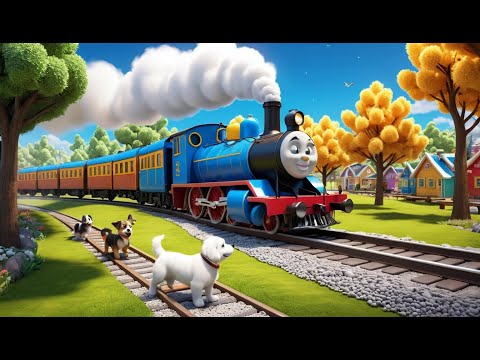 The Train on the Track Goes Choo Choo | Fun Nursery Rhyme for Kids | Sing-Along Action Song