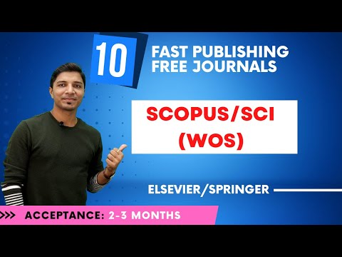 10 Fast Publishing Free Journals II SCOPUS/SCI/UGC CARE II 2022 II My Research Support