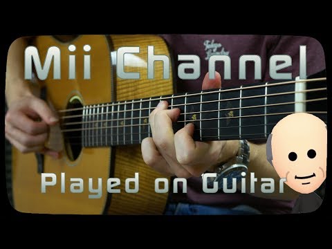 Mii Channel Music but its played on guitar