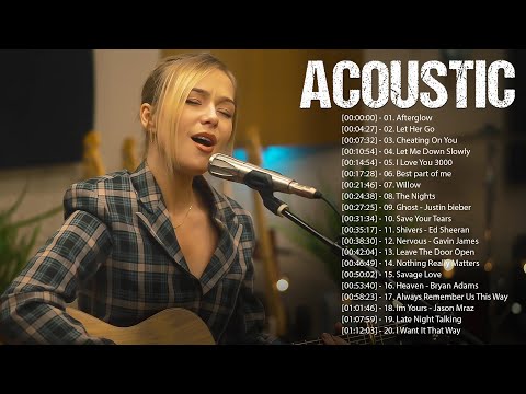 Top Acoustic Songs 2025 Playlist - Best Popular Songs Acoustic Cover - New English Songs Cover