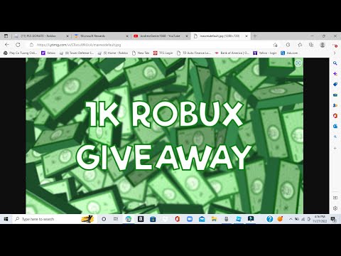 1K ROBUX GIVEAWAY! ENTER NOW TO WIN 1K ROBUX