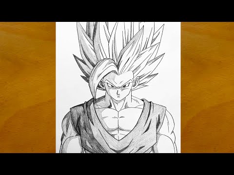 How to Draw Gohan Beast Step by Step || Dragon Ball Super Pencil Art