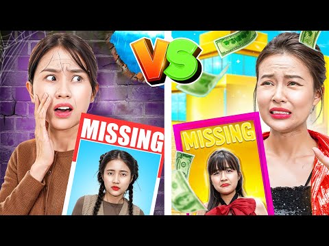 Rich Mom Vs Broke Mom! Rich Mom Finds Her Lost Daughter