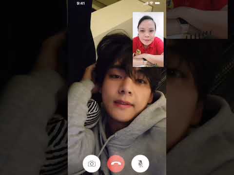 Videocall with Kimtaehyung #video #call #taehyung #reels #shorts #bts #fans #memes