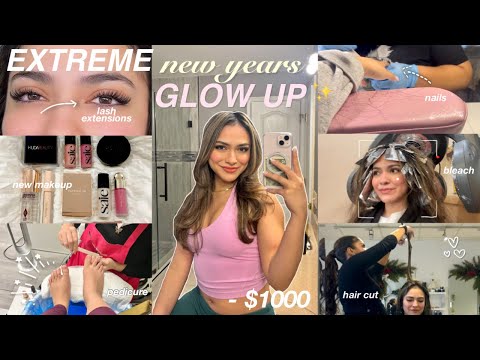 GLOW UP with me for the NEW YEAR 2025✨perfect hair, nails, lashes + beauty tips