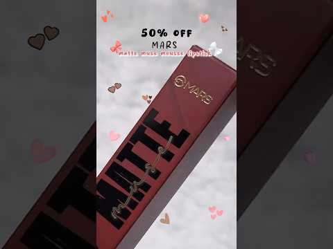 ⋆. 𐙚 ˚50% off on most viral lipstick of 2025 ⋆. 𐙚 ˚| mars matte muse lipstick| mars mousse lipstick