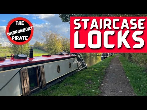 Taking it up the Staircase! | SOLO NARROWBOAT LIFE | Grindley Brook CANAL LOCKS [Ep 81]