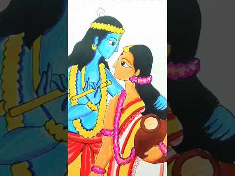 Janmashtami special drawing #youtubeshorts #janamashtami #krishna #shorts_ #krishnabhajan