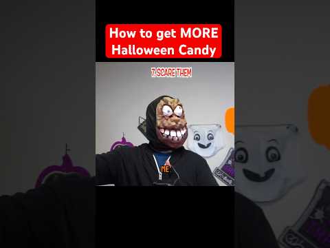 How to get more Halloween candy #halloween #candy #trickortreat