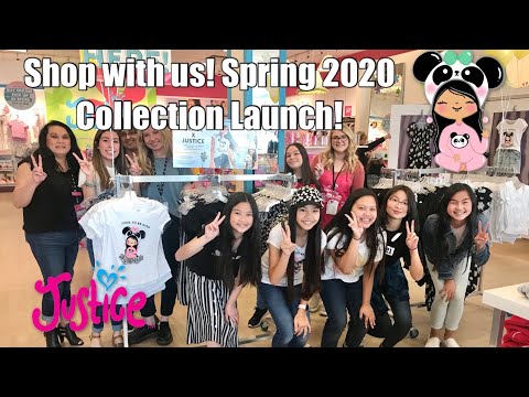 SHOP WITH US! MY NEW SPRING 2020 Collection at JUSTICE VLOG