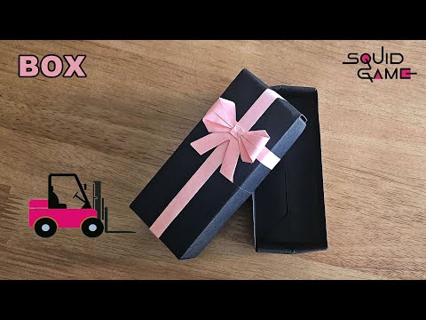 How to make origami Coffin Box - Tutorial | Squid Game