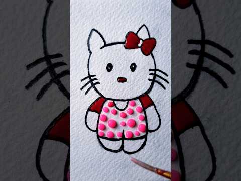 Drop 🎨 Art #hellokitty #art #drawingtutorial #drawingforbeginners