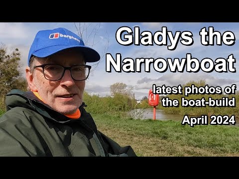 Latest photos of Gladys the Narrowboat,  April 2024